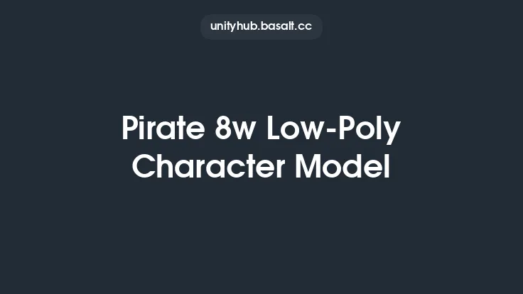 Pirate 8w Low-Poly Character Model Thumbnail