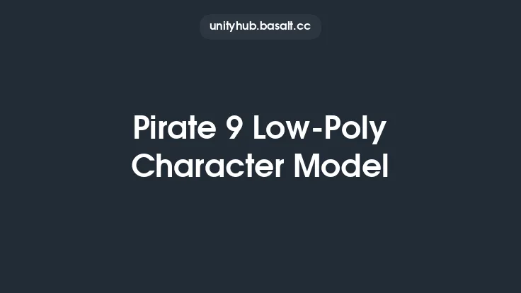 Pirate 9 Low-Poly Character Model Thumbnail