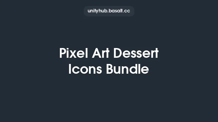 Pixel Art Dessert Icons Bundle Thumbnail