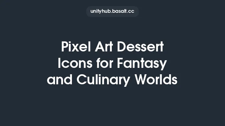 Pixel Art Dessert Icons for Fantasy and Culinary Worlds Thumbnail
