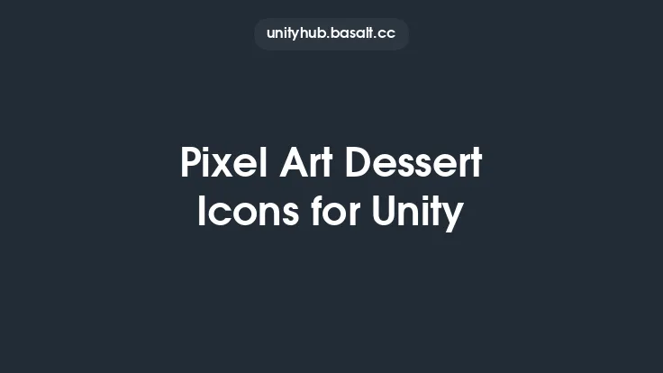 Pixel Art Dessert Icons for Unity Thumbnail