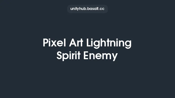 Pixel Art Lightning Spirit Enemy Thumbnail