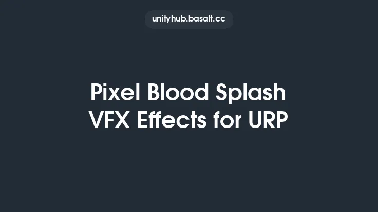 Pixel Blood Splash VFX Effects for URP Thumbnail