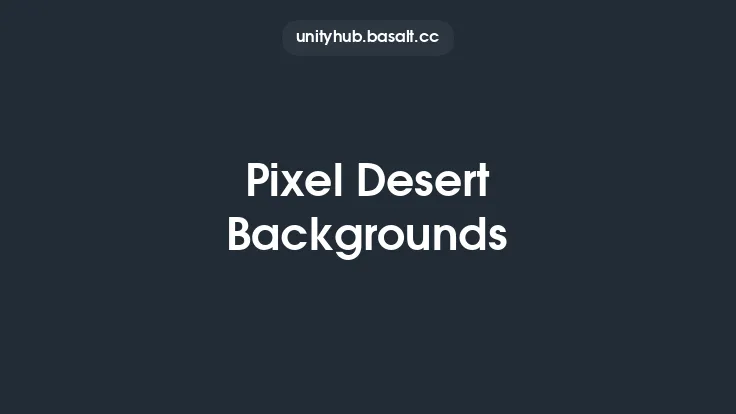 Pixel Desert Backgrounds Thumbnail