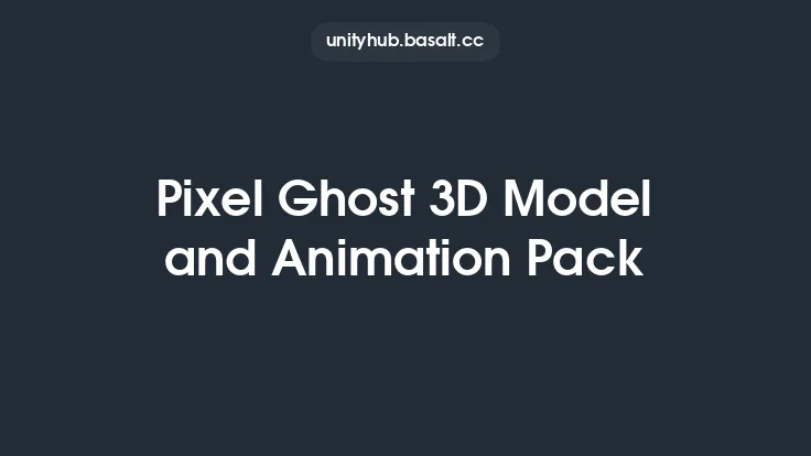 Pixel Ghost 3D Model and Animation Pack Thumbnail