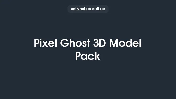 Pixel Ghost 3D Model Pack Thumbnail