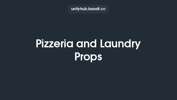 Pizzeria and Laundry Props Thumbnail
