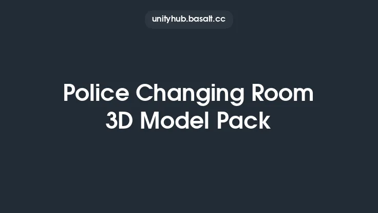 Police Changing Room 3D Model Pack Thumbnail