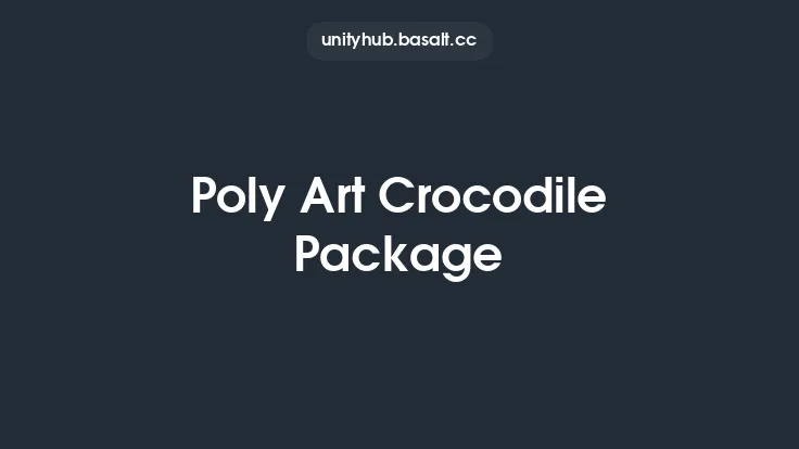 Poly Art Crocodile Package Thumbnail