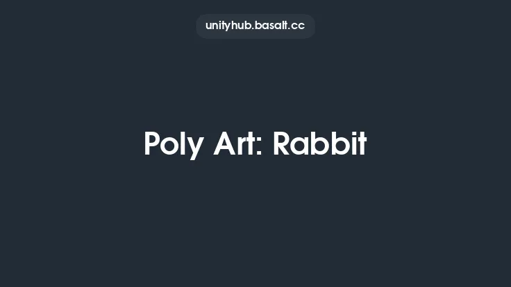 Poly Art: Rabbit Thumbnail
