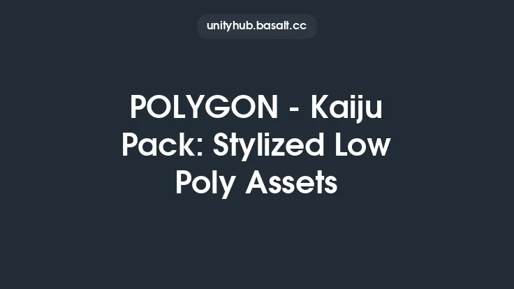 POLYGON - Kaiju Pack: Stylized Low Poly Assets Thumbnail
