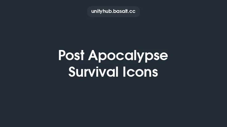 Post Apocalypse Survival Icons Thumbnail