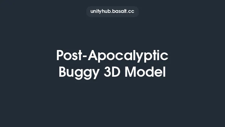 Post-Apocalyptic Buggy 3D Model Thumbnail