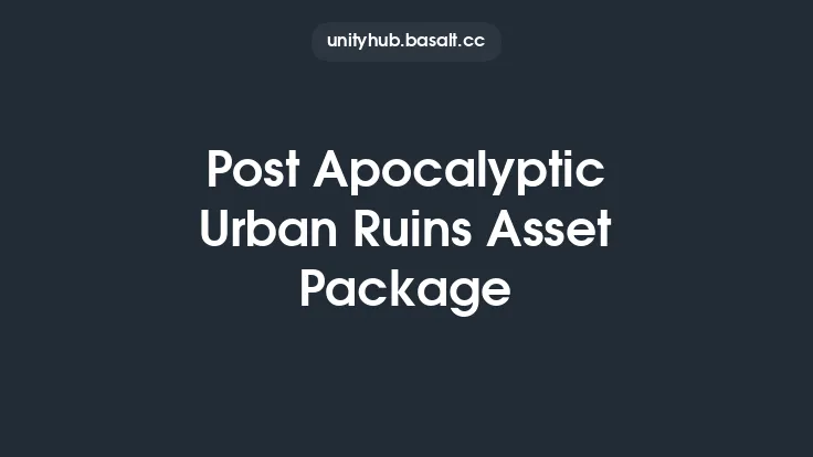 Post Apocalyptic Urban Ruins Asset Package Thumbnail
