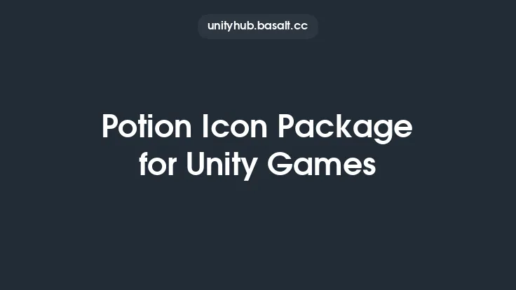 Potion Icon Package for Unity Games Thumbnail