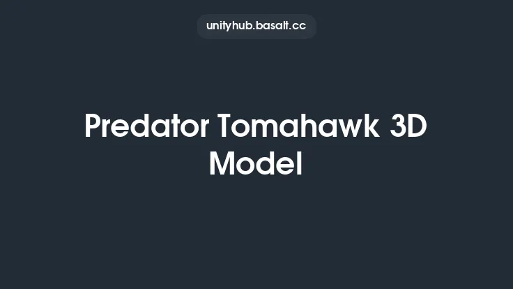 Predator Tomahawk 3D Model Thumbnail