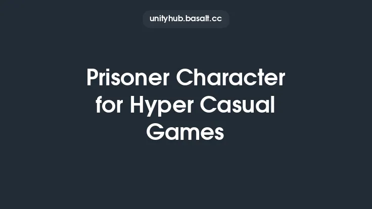 Prisoner Character for Hyper Casual Games Thumbnail
