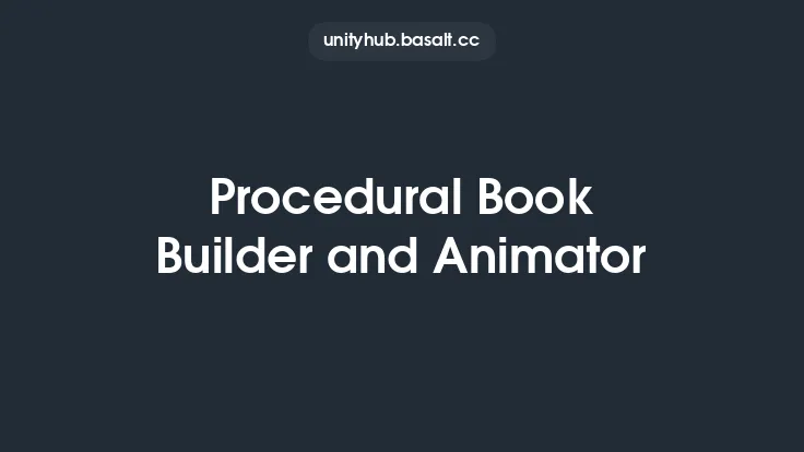 Procedural Book Builder and Animator Thumbnail