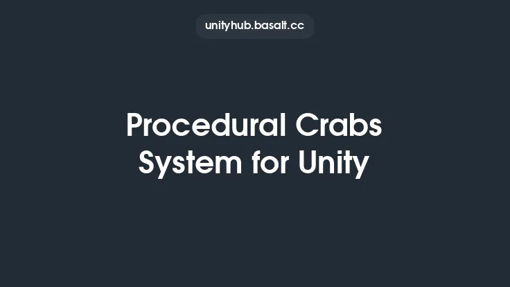 Procedural Crabs System for Unity Thumbnail