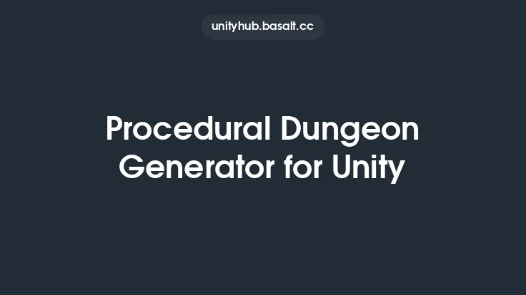 Procedural Dungeon Generator for Unity Thumbnail