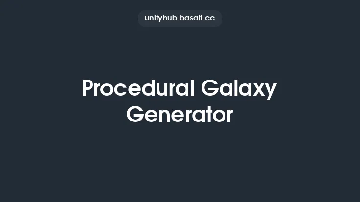 Procedural Galaxy Generator Thumbnail