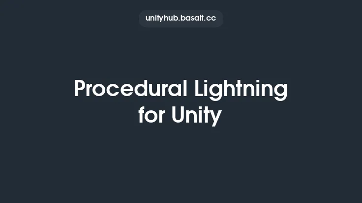 Procedural Lightning for Unity Thumbnail
