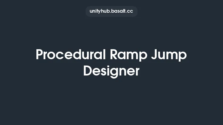 Procedural Ramp Jump Designer Thumbnail