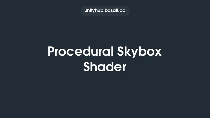 Procedural Skybox Shader Thumbnail