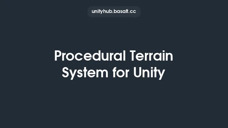 Procedural Terrain System for Unity Thumbnail