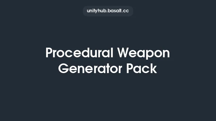 Procedural Weapon Generator Pack Thumbnail