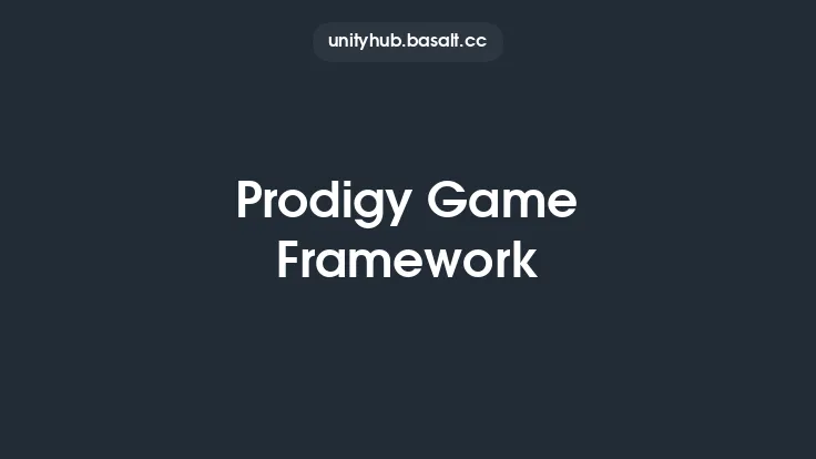 Prodigy Game Framework Thumbnail