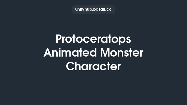 Protoceratops Animated Monster Character Thumbnail