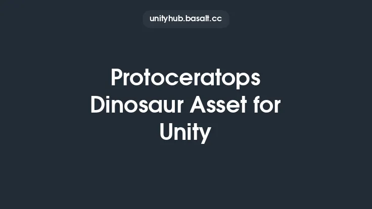 Protoceratops Dinosaur Asset for Unity Thumbnail