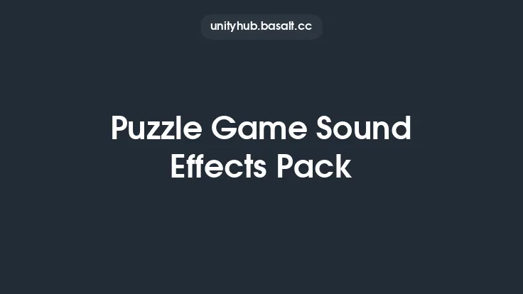Puzzle Game Sound Effects Pack Thumbnail