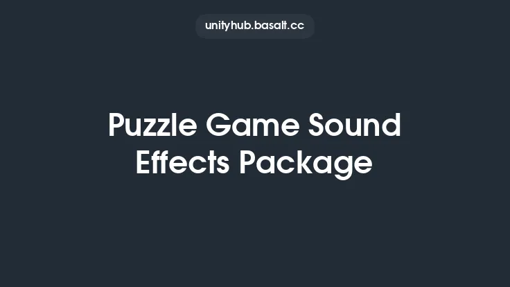 Puzzle Game Sound Effects Package Thumbnail