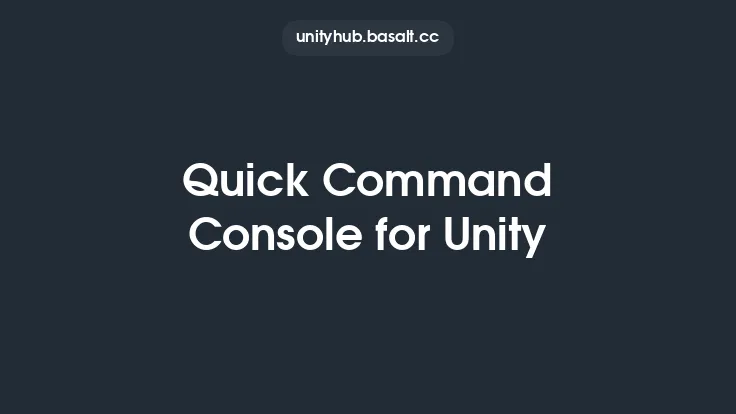 Quick Command Console for Unity Thumbnail