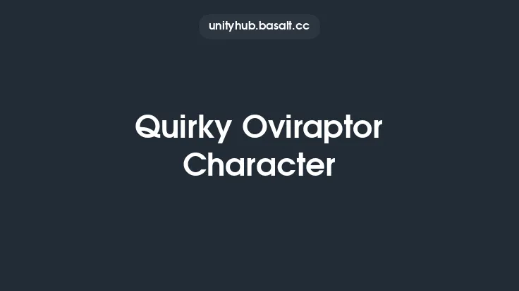 Quirky Oviraptor Character Thumbnail