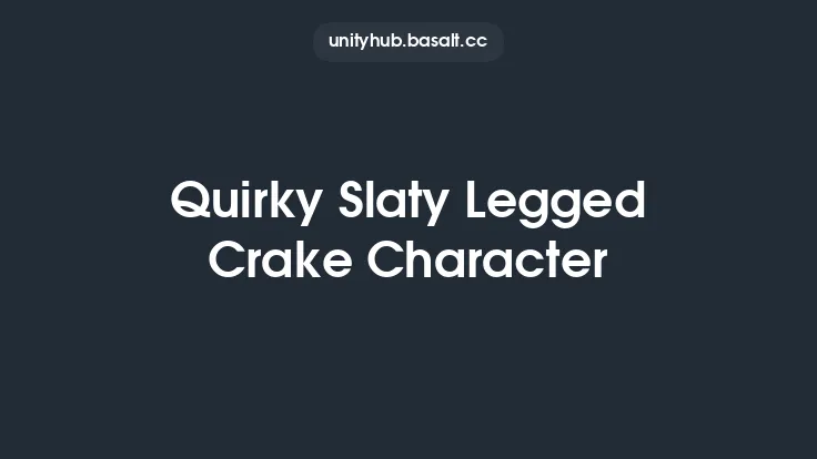 Quirky Slaty Legged Crake Character Thumbnail
