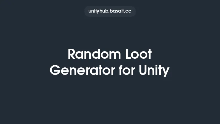Random Loot Generator for Unity Thumbnail