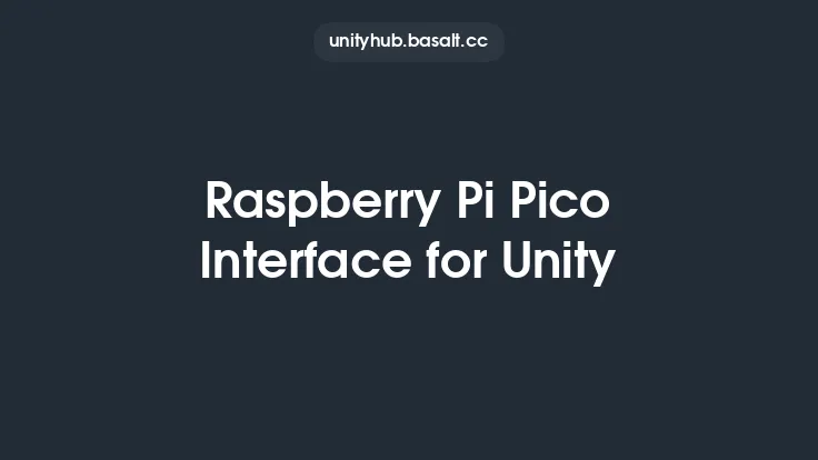 Raspberry Pi Pico Interface for Unity Thumbnail