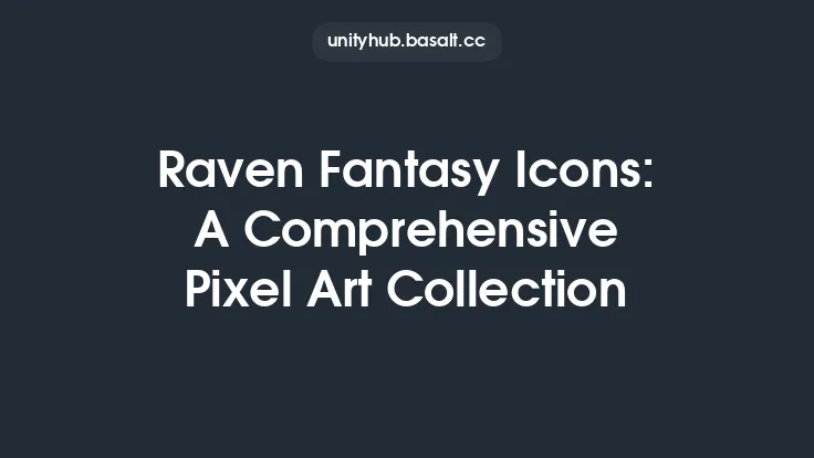 Raven Fantasy Icons: A Comprehensive Pixel Art Collection Thumbnail