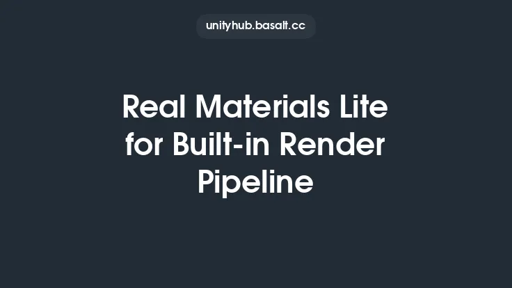 Real Materials Lite for Built-in Render Pipeline Thumbnail