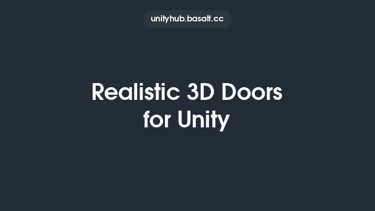 Realistic 3D Doors for Unity Thumbnail