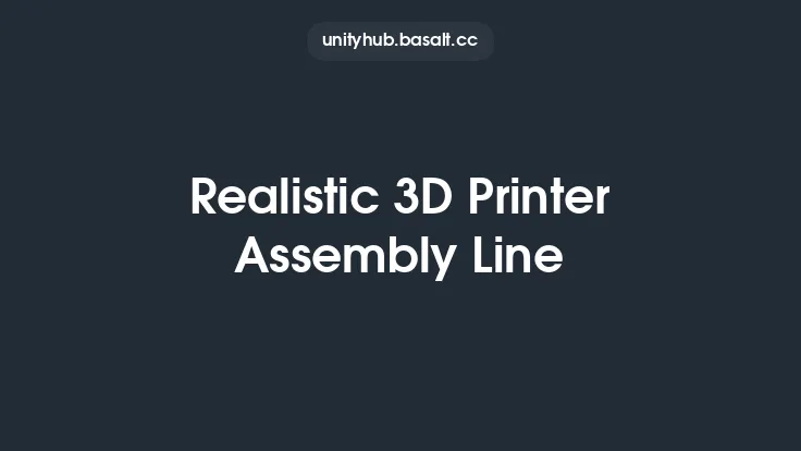 Realistic 3D Printer Assembly Line Thumbnail