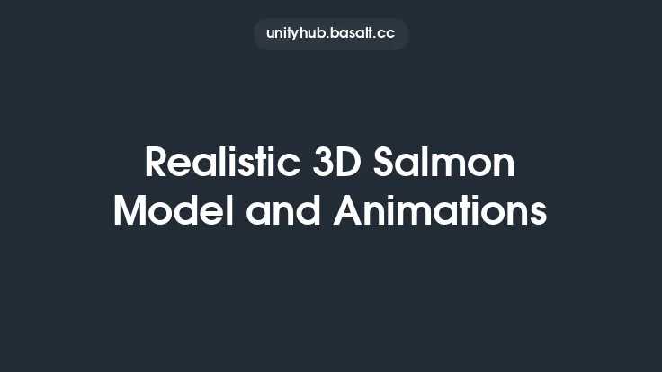Realistic 3D Salmon Model and Animations Thumbnail