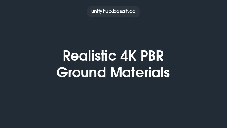 Realistic 4K PBR Ground Materials Thumbnail