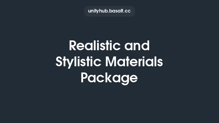 Realistic and Stylistic Materials Package Thumbnail