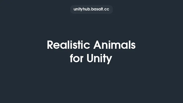 Realistic Animals for Unity Thumbnail