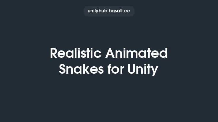 Realistic Animated Snakes for Unity Thumbnail