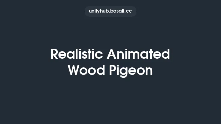 Realistic Animated Wood Pigeon Thumbnail